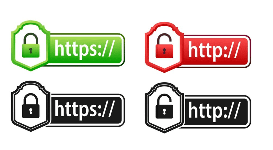 HTTPS certificate ensuring website security.